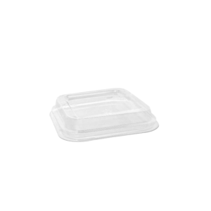 PET LID FOR 7OZ SUGARCANE TRAY