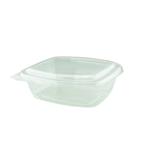 32OZ PET HINGED RECTANGULAR CONTAINER