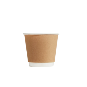 8OZ *UNI* PE DW COFFEE CUP KRAFT