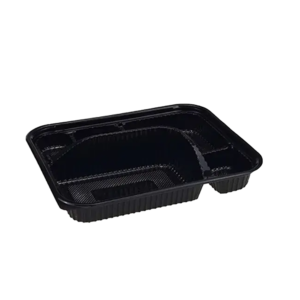 5 COMPARTMENT BENTO TRAY 235X190X45MM