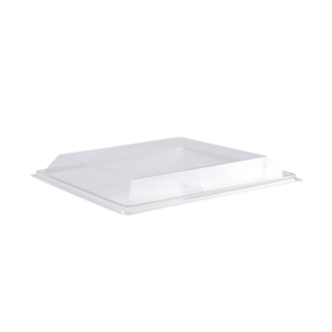 8" CLEAR LID FOR FOR KRAFT PLATTER BASE