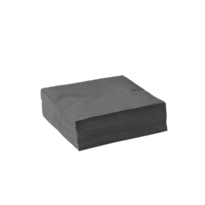 2PLY COCKTAIL NAPKIN BLACK