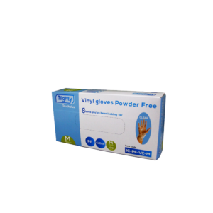 MIGHTY VINYL GLOVE CLEAR P FREE M