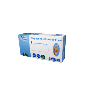 MIGHTY VINYL GLOVE CLEAR P FREE L