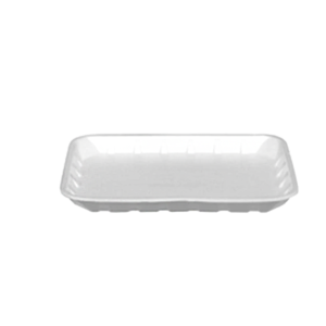 FOAM TRAY 11X5 SHALLOW WHITE