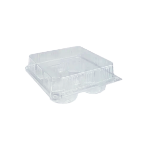4PACK MUFFIN HINGED CONTAINER