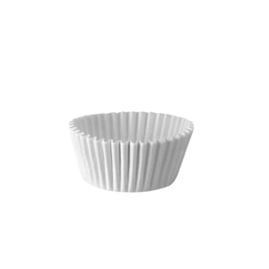 MUFFIN CASES WHITE LARGE #570