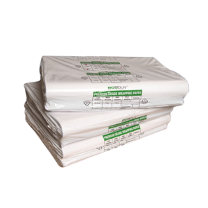 WHITE NEWS PRINT WRAPPING PAPERN LARGE 890X610MM