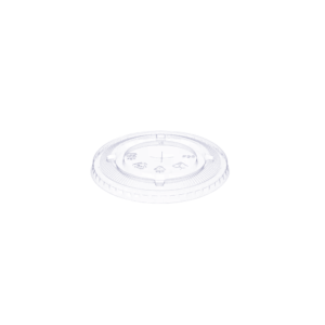 PET CUP LID FLAT X-SLOT FOR 14/16/20/24 OZ