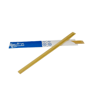 21CM BAMBOO TENSOGE CHOPSTICK WITH OPEN PAPER