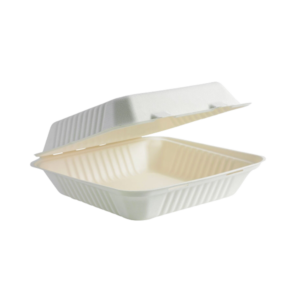 9" CLAMSHELL WHITE