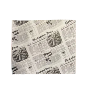 1/2 SIZE *NEWSPRINT* GREASEPROOF PAPER