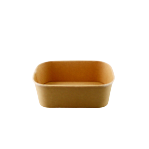750ML RECTANGULAR PAPER CONTAINER KRAFT