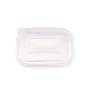 PET LID FOR PAPER RECTANGULAR CONTAINER