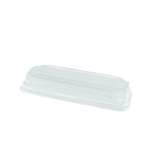 PET LID FOR #2 PAPER SUSHI TRAY KRAFT(SA6)