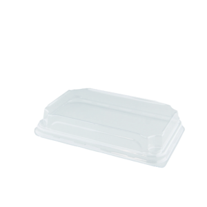 PET LID FOR #5 PAPER SUSHI TRAY (SA2) KRAFT