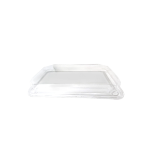 PET LID FOR #7 PAPER SUSHI TRAY KRAFT  (SA3)