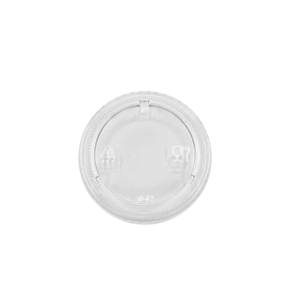 PET FLAT LID FOR 1OZ/2OZ SAUCE CUP