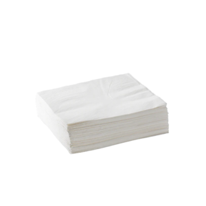 2PLY LUNCHEON NAPKIN 1/4 FOLD WHITE